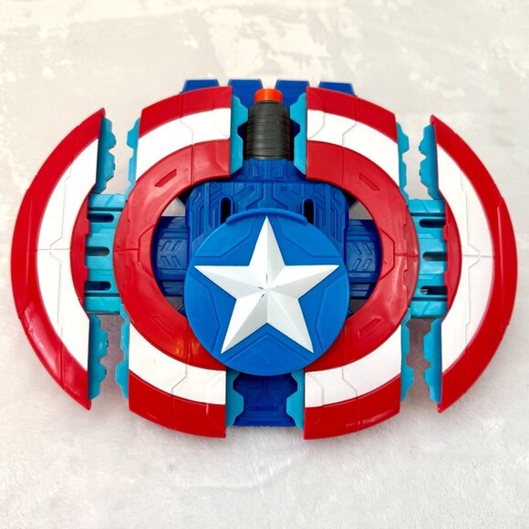 Marvel Avengers Mech Strike Captain America Strikeshot Shield Works - Picture 2 of 7